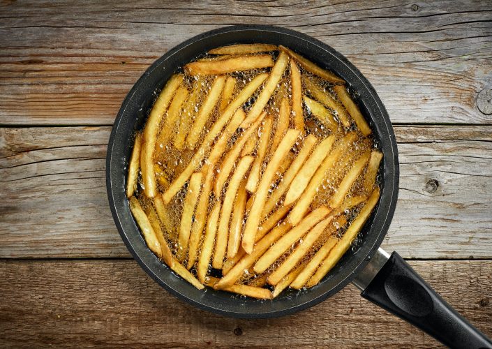 frying french fries