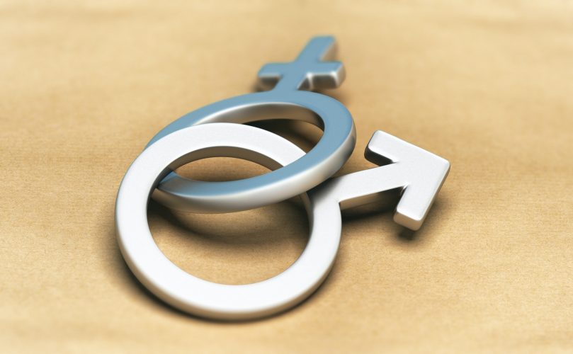 Gender Symbols, Male and Female Together.