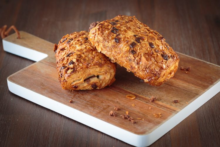Chocolate bread croissant