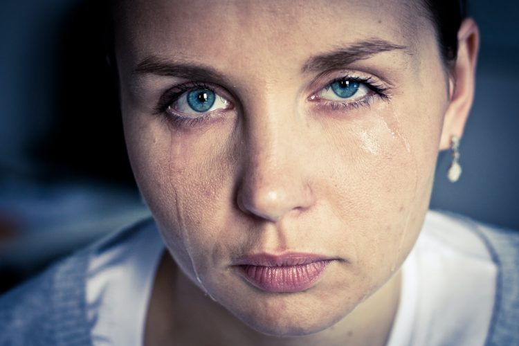 Crying woman