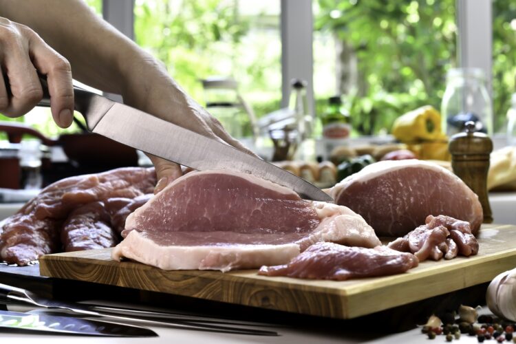 FRESH RAW PORK BEEF