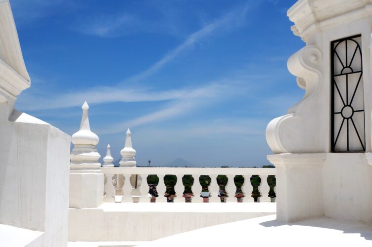 Cathedral rooftop in Nicaragua.