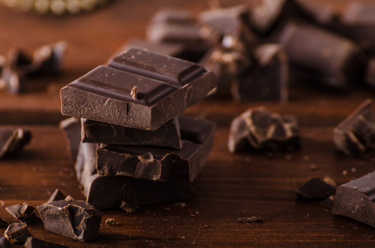 Dark chocolate product