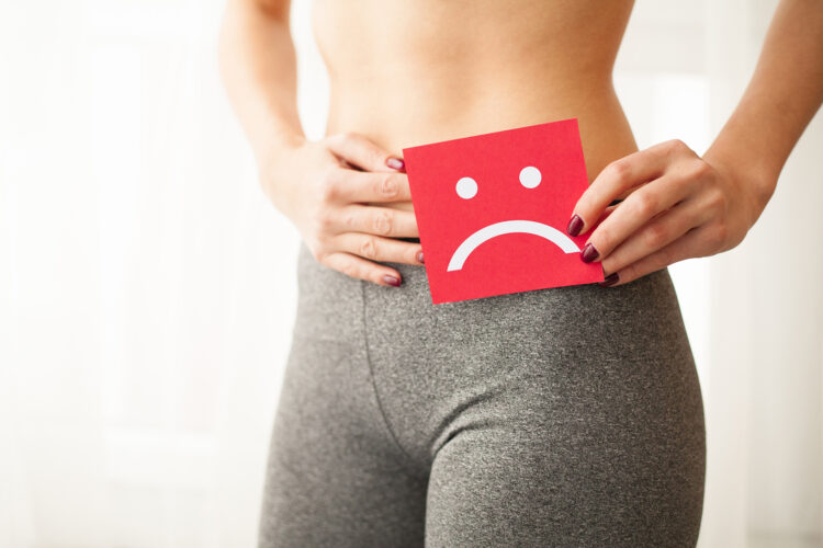 Vaginal or urinary infection and problems concept.