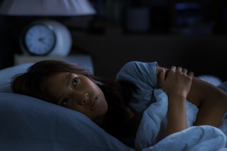 Woman insomnia