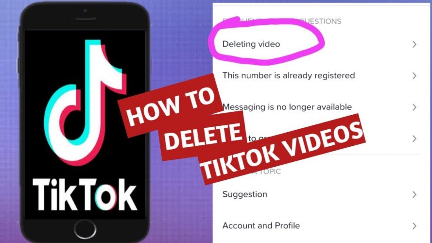 How to delete a TikTok video? - GirlWithAnswers