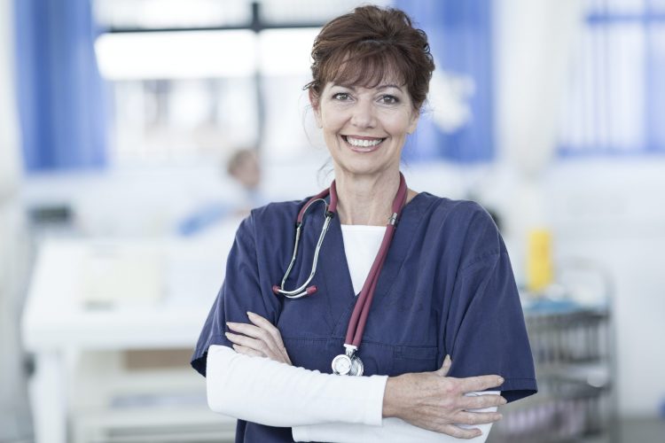 Portrait of smiling doctor